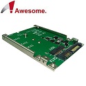 AwesomeM.2 SSD轉SATA 2.5吋7mm轉接架