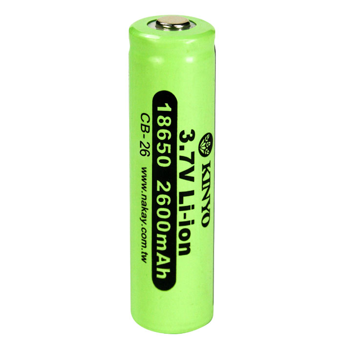 【KINYO】18650鋰電池2600mAh CB