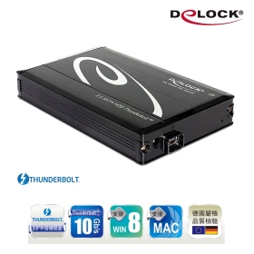 Delock 2.5吋Thunderbolt?硬碟外接盒