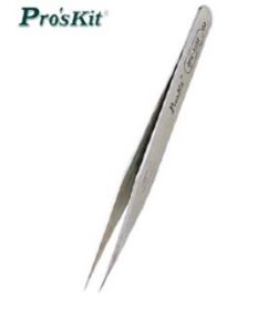 ProsKit寶工 1PK-106T不銹鋼長彎鑷子(175mm)