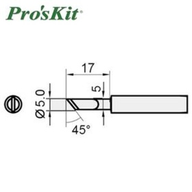 Pro’sKit 寶工 5SI-216N-K 雙斜面烙鐵頭