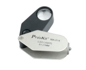 Pro'sKit 寶工 MA-014 LED燈手持放大鏡(8X)